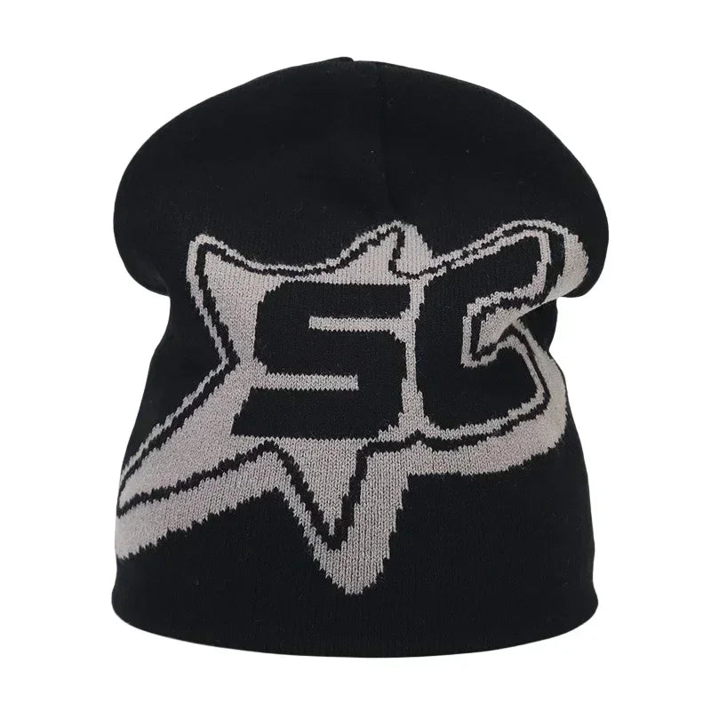 The Skullcap | Y2K Letter Knitted Hip Hop Beanie | Urban Caps NZ