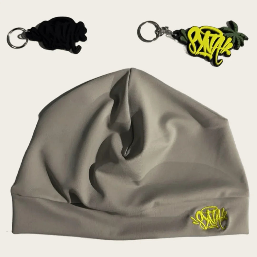 The Syna | Skull Embroidery Street Knitted Beanie | Urban Caps NZ