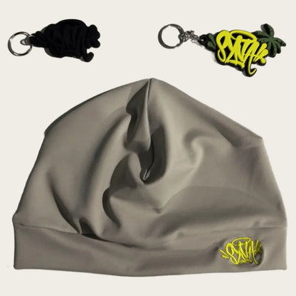 The Syna | Skull Embroidery Street Knitted Beanie | Urban Caps NZ