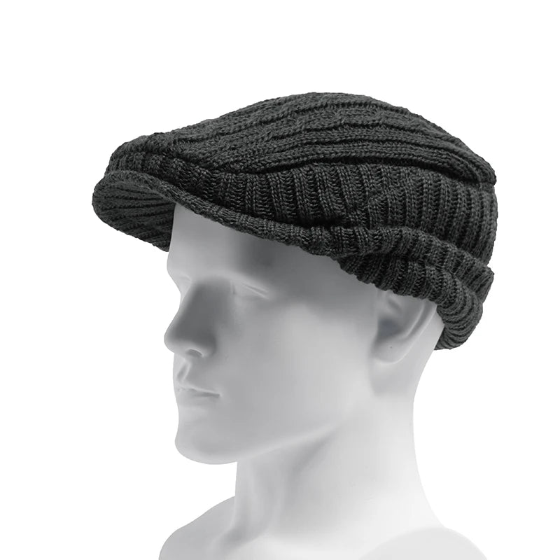 Knitted Earflap Ivy Cap | Scottish Country Flat Cap | Urban Caps NZ