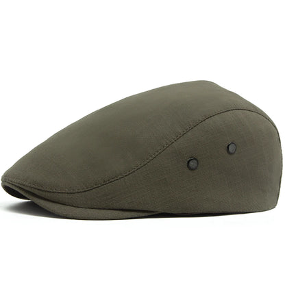 Breathable Linen Ivy Cap | Milan Driving Flat Cap | Urban Caps NZ