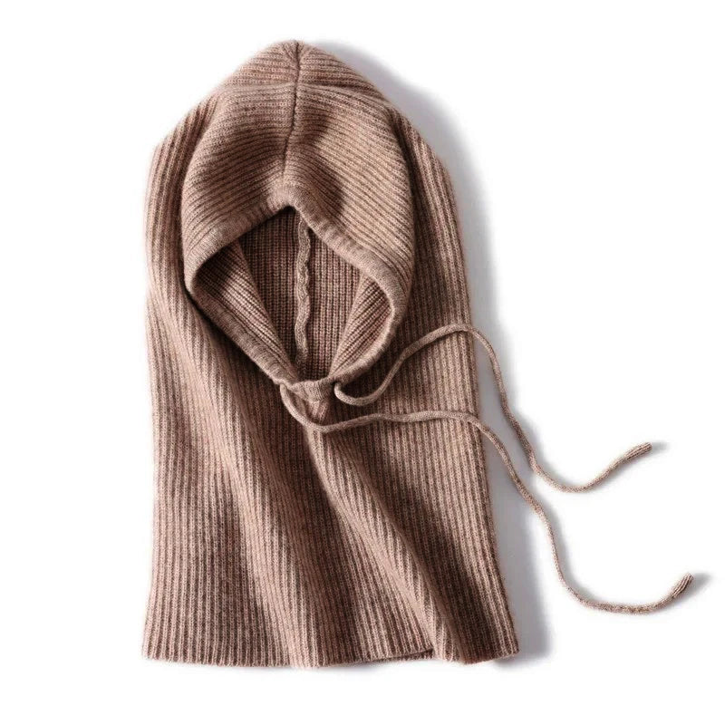 The Ben Nevis | 100% Wool Hooded Drawstring Balaclava | Urban Caps NZ