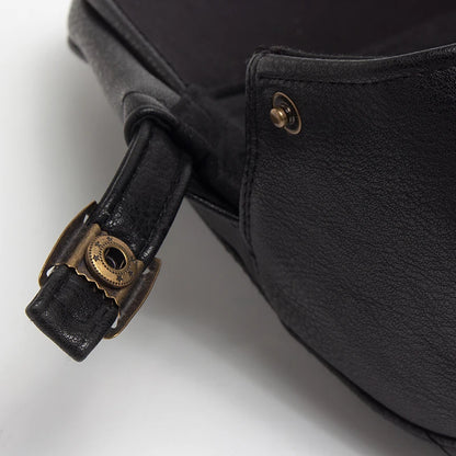 Faux Leather Ivy Cap | English Gentleman's Flat Cap | Urban Caps NZ