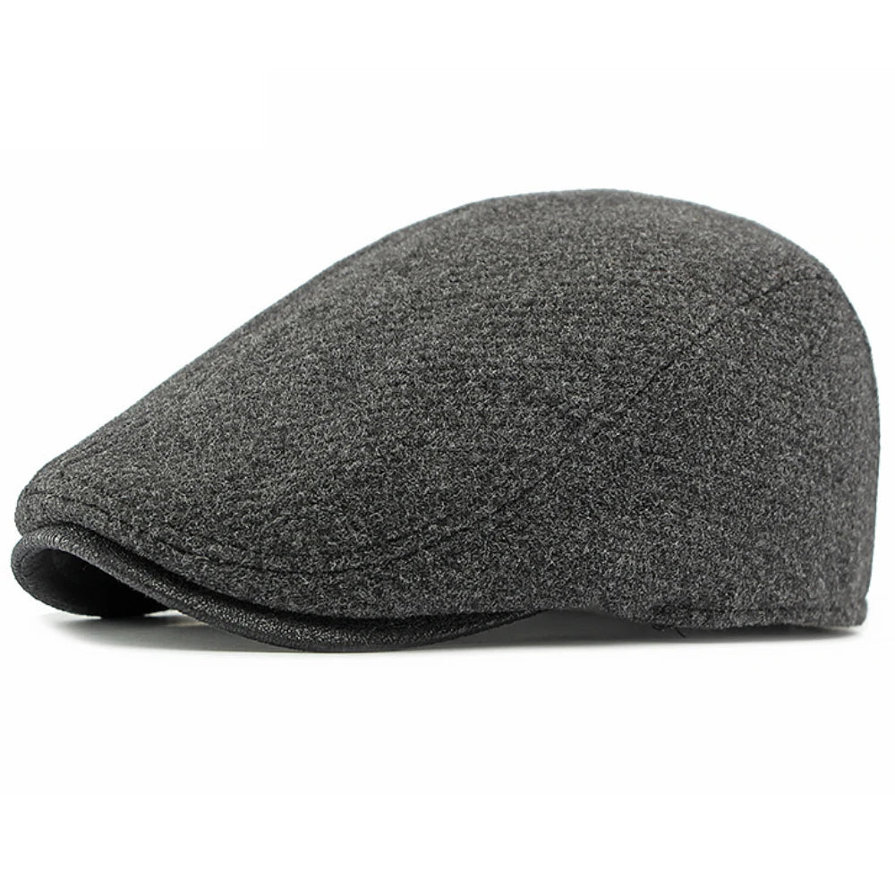 Shrewsbury Wool Artist Beret in Grey