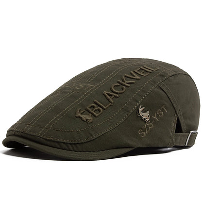 Embroidered Cotton Ivy Cap | Traditional Country Flat Cap | Urban Caps NZ