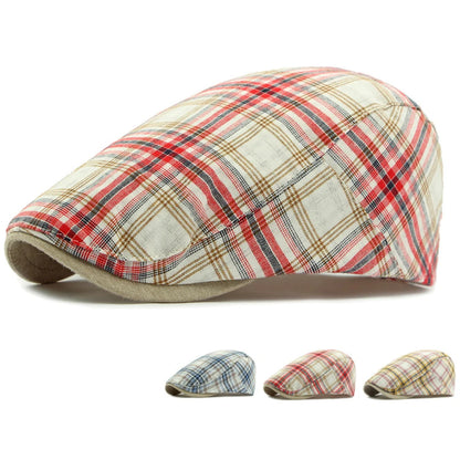 Lincoln Plaid Artist Beret