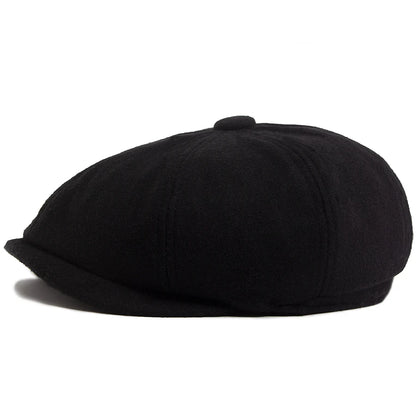 Woollen Cloth Newsboy Cap | Warm British Heritage Cap | Urban Caps NZ