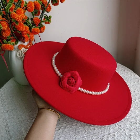 Chantilly Wide-Brim Felt Fedora