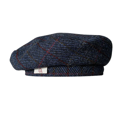 Premium Adjustable Harris Tweed Newsboy Cap | 100% Pure Wool | Urban Caps