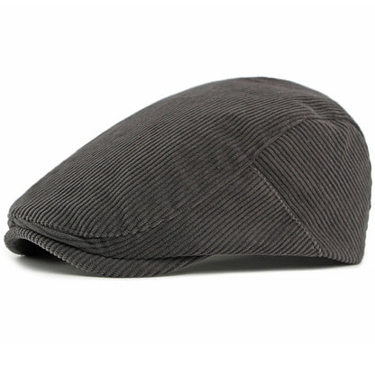 Pitlochry Wool Ivy Cap in Dark Grey