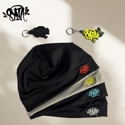 The Syna | Skull Embroidery Street Knitted Beanie | Urban Caps NZ