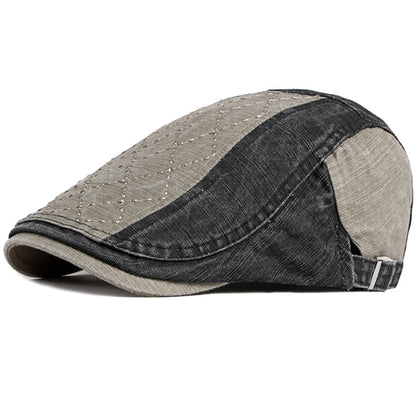 Truro Patchwork Ivy Cap in Khaki