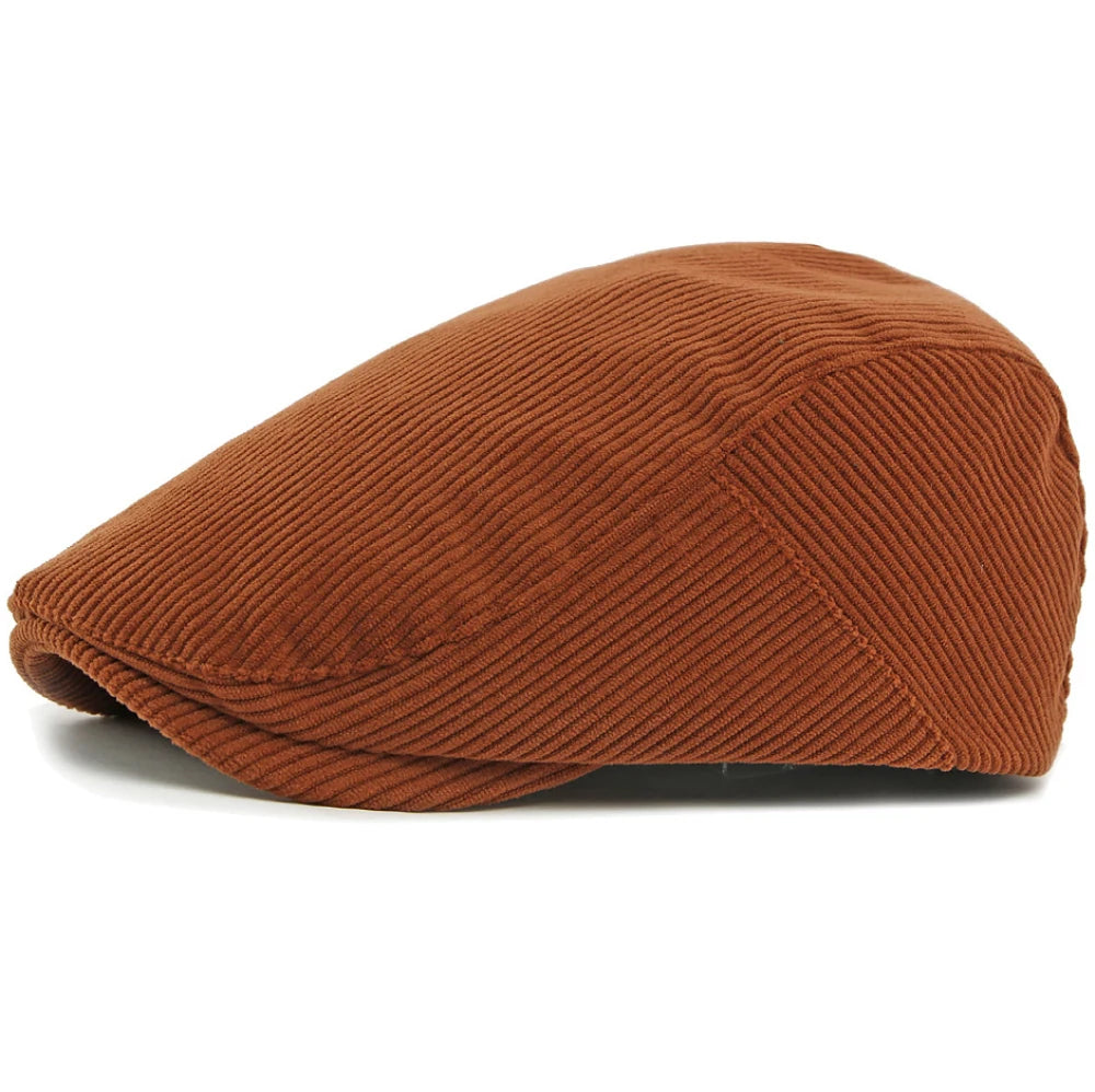 Pitlochry Wool Ivy Cap in Caramel