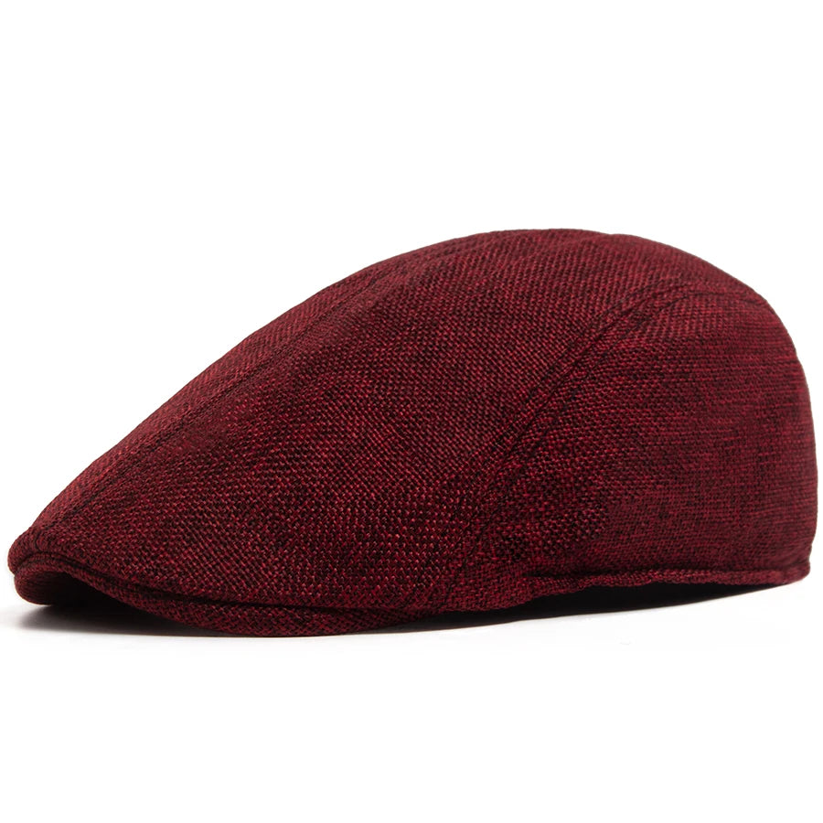 Breathable Linen Ivy Cap | Heritage Driving Flat Cap | Urban Caps NZ