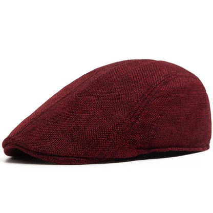 Breathable Linen Ivy Cap | Heritage Driving Flat Cap | Urban Caps NZ