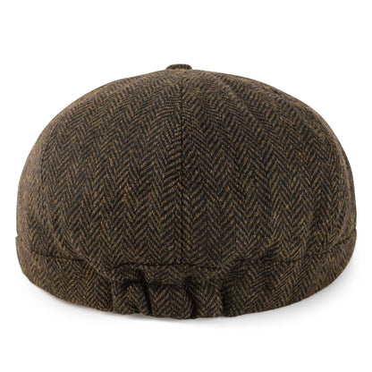 The Hathersage | Men's Wool Blend Twill Winter Newsboy Cap | Urban Caps NZ