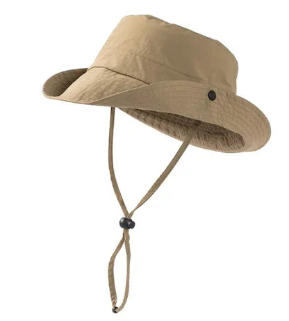 Voyager Big-Fit Bucket Hat in Khaki-B
