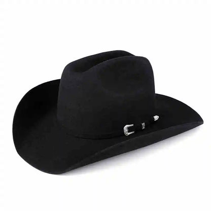 Premium Wool Cowboy Hat – Western Felt Cattleman Hat
