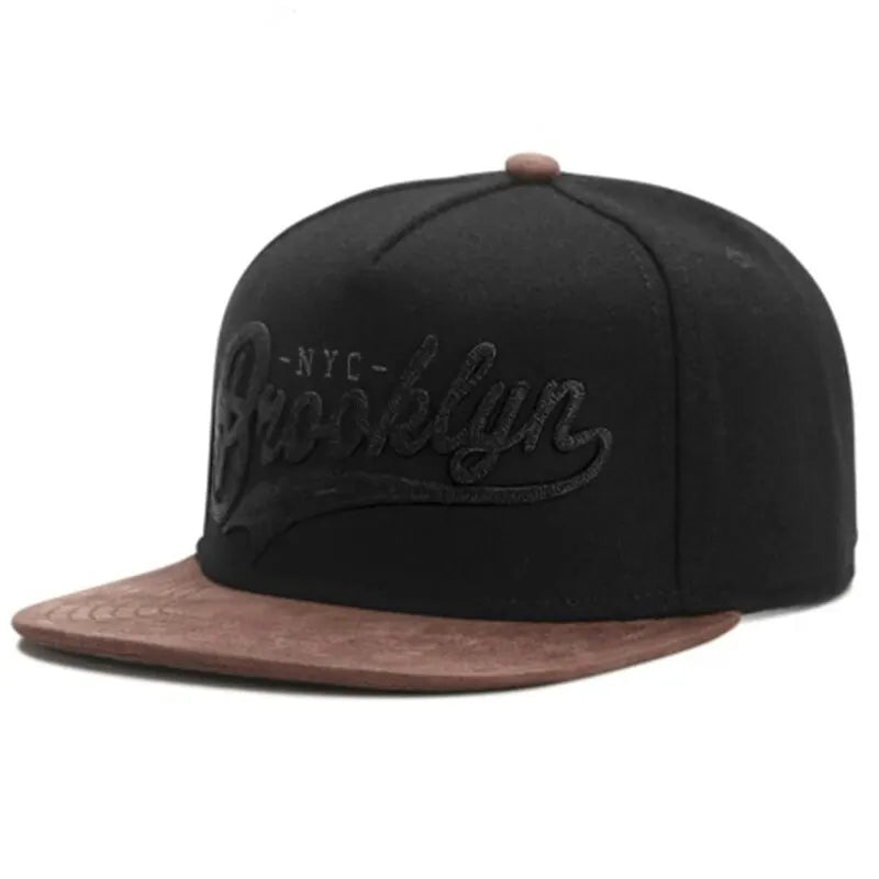 The Brooklyn | Borough Embroidery Unisex Snapback Cap | Urban Caps NZ