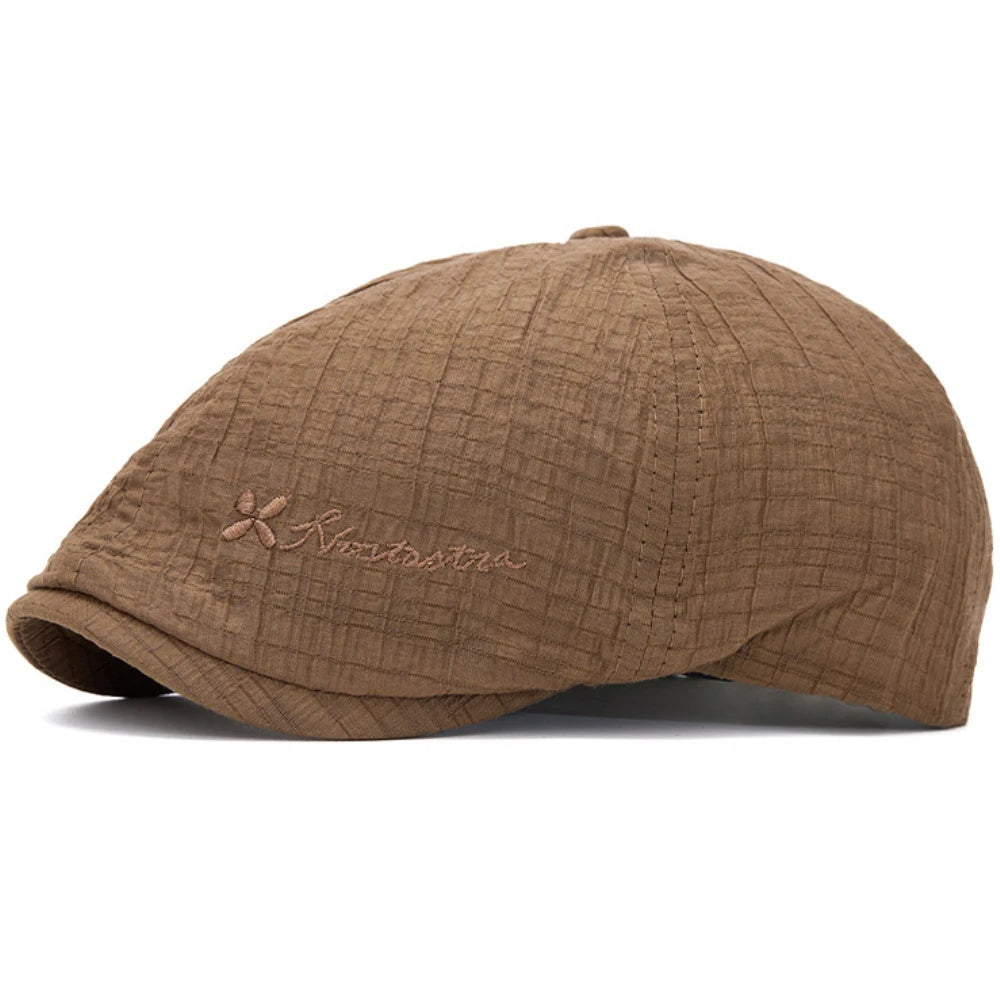 Camborne Letter Ivy Cap in Coffee