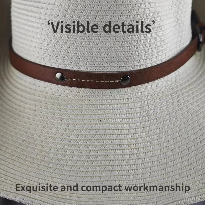Drover Foldable Straw Cowboy Hat