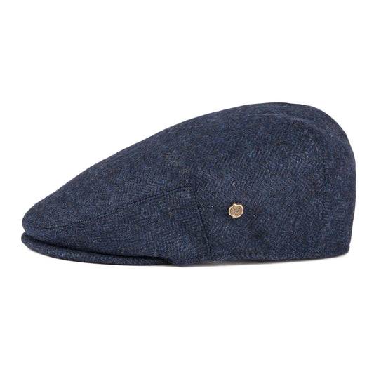 The Wicklow | Wool Tweed Herringbone Irish Flat Cap | Urban Caps NZ