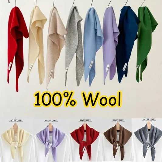 Marlborough Merino Wool Triangle Scarf