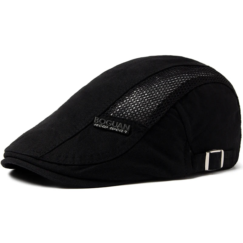 Breathable Duckbill Ivy Cap | Gentleman's Driving Flat Cap | Urban Caps NZ