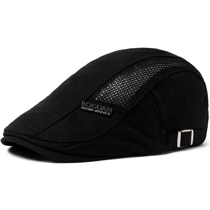 Breathable Duckbill Ivy Cap | Gentleman's Driving Flat Cap | Urban Caps NZ