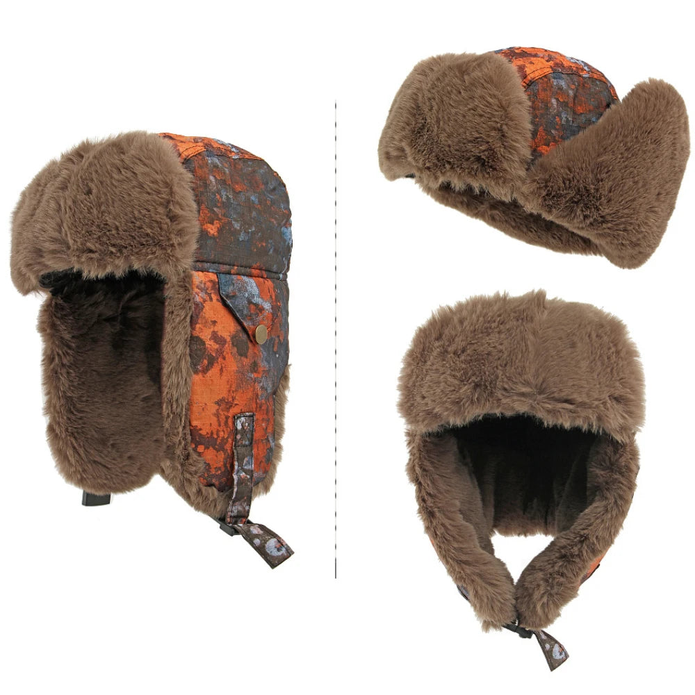 Arctic Camouflage Trapper Hat
