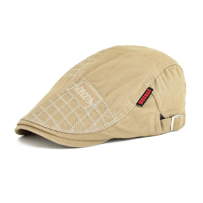 The Stirling | Men's Cotton Ivy Driver Flat Cap | Urban Caps NZ