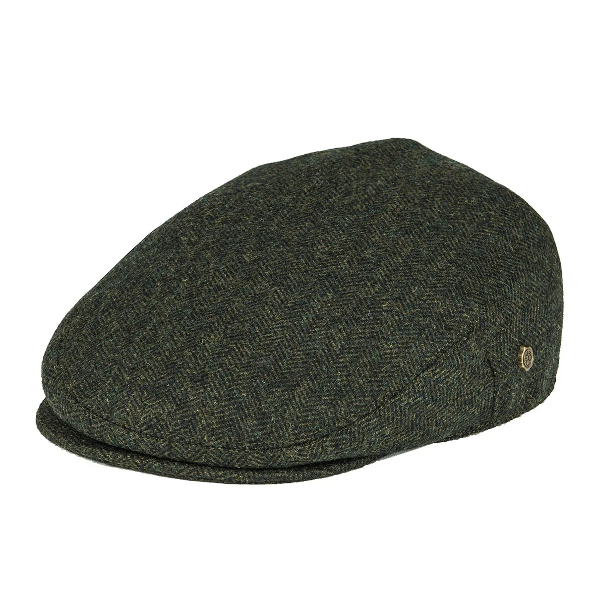 The Wicklow | Wool Tweed Herringbone Irish Flat Cap | Urban Caps NZ