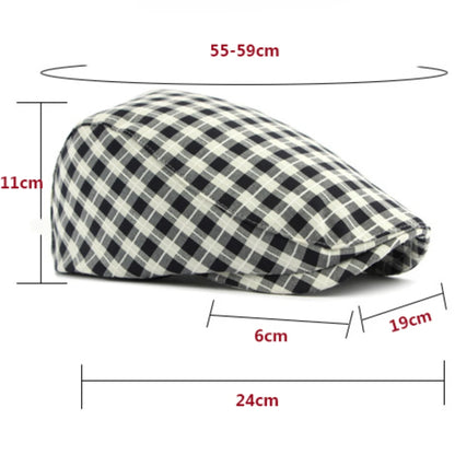 Ealing Plaid Beret