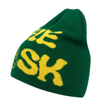 The Skullcap | Y2K Letter Knitted Hip Hop Beanie | Urban Caps NZ