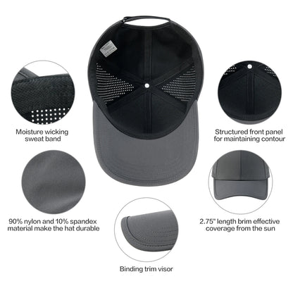 The Ventoux | Men's Vented 6-Panel Performance Cap | Urban Caps NZ