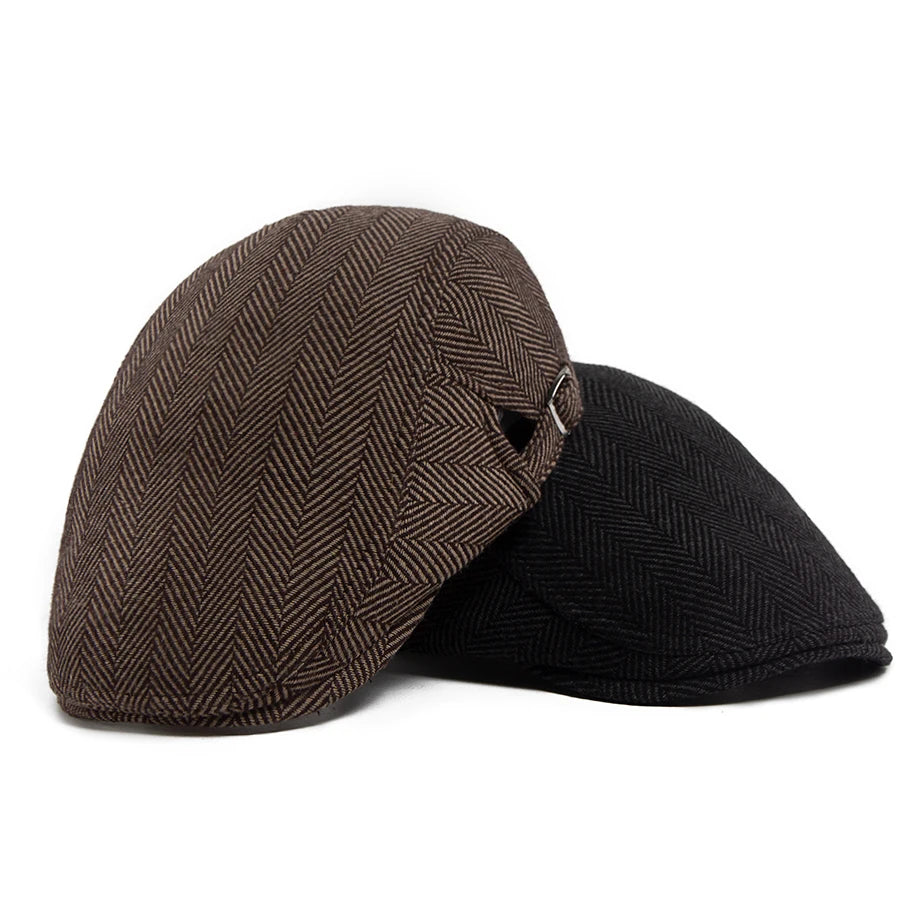 Heritage Herringbone Ivy Cap | British Country Flat Cap | Urban Caps NZ