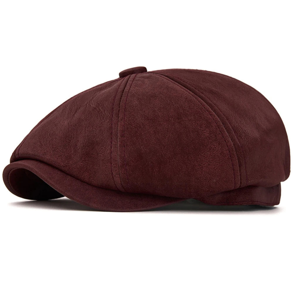 Strasbourg Premium Artist Beret in Burgundy