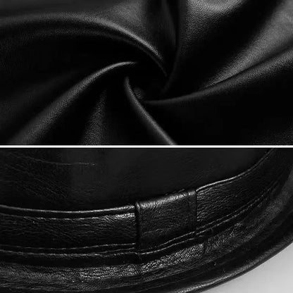 Kingsley Faux Leather Fedora