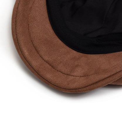 Suede Newsboy Cap | Retro British Gentleman's Cap | Urban Caps NZ