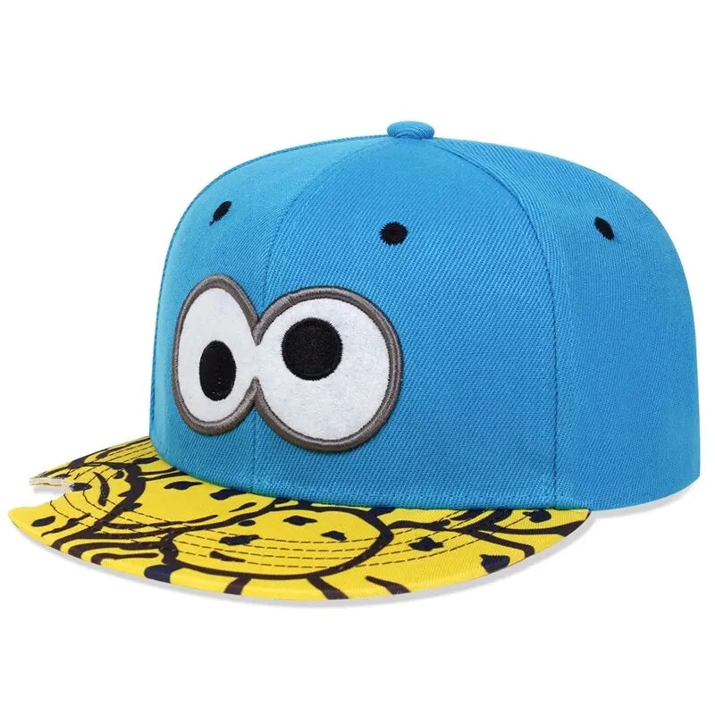 The Napoli | Eye & Pizza Embroidery Unisex Snapback Cap | Urban Caps NZ