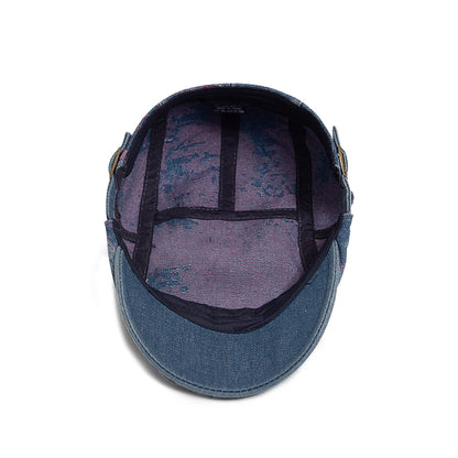 Floral Print Cotton Ivy Cap | Country Garden Flat Cap | Urban Caps NZ