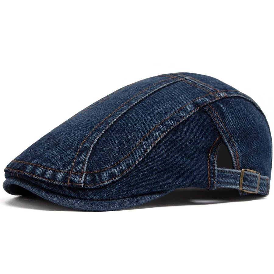 Washed Solid Ivy Cap | Classic Country Flat Cap | Urban Caps NZ