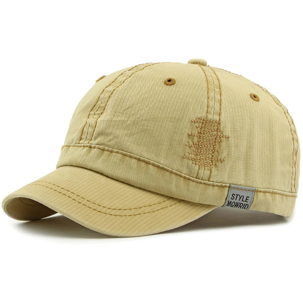 Keswick 6-Panel Cotton Cap in Khaki