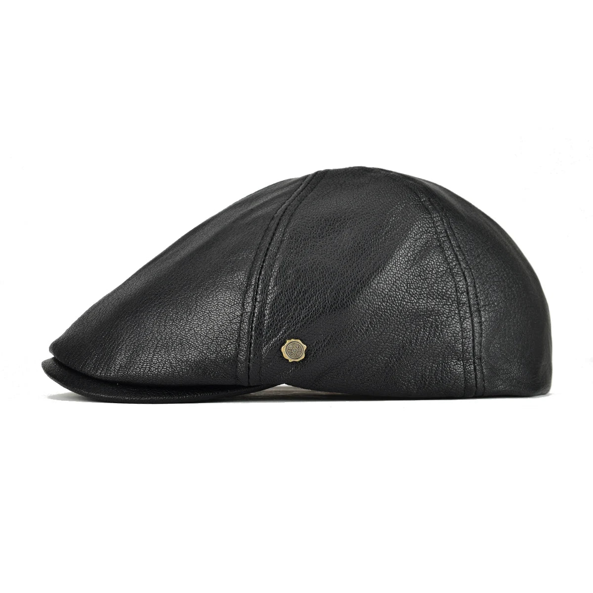 The Brompton | Men's Premium Leather Ivy Flat Cap | Urban Caps NZ
