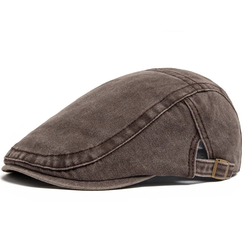 Solid Cotton Ivy Cap | Classic Vintage Flat Cap | Urban Caps NZ