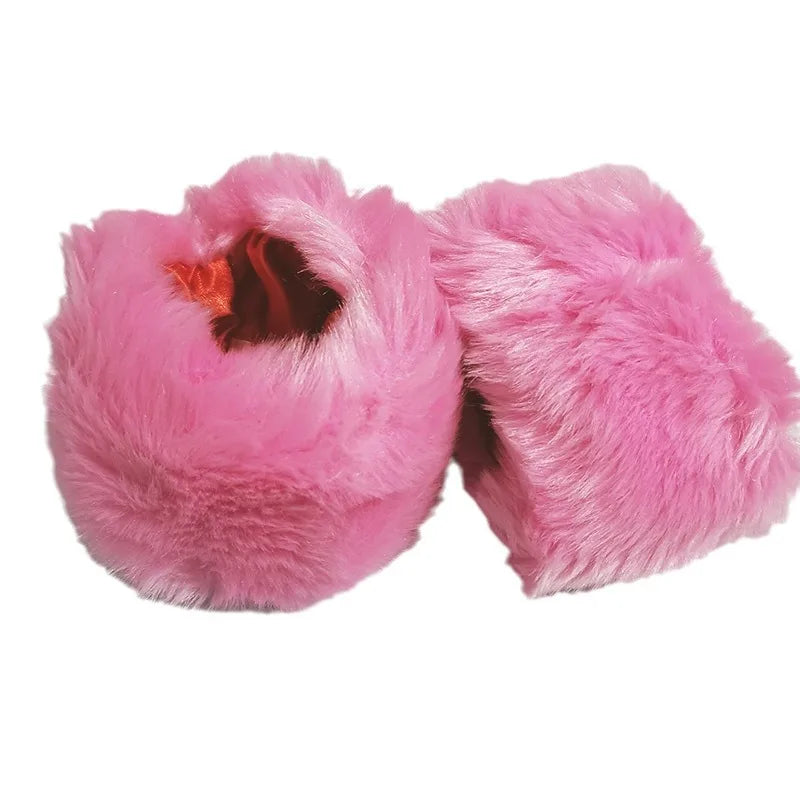 Belmont Faux Fur Wrist Warmers