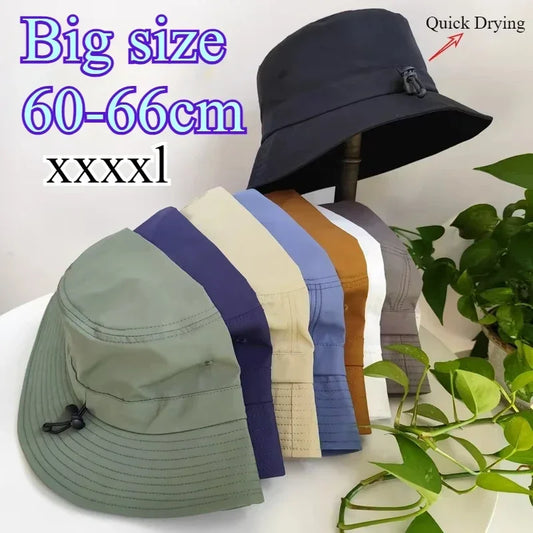 Big Size Bucket Hat – XXL/XXXL Quick-Dry Fishing Hat