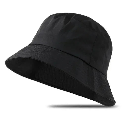 Voyager Big-Fit Bucket Hat in Black-A