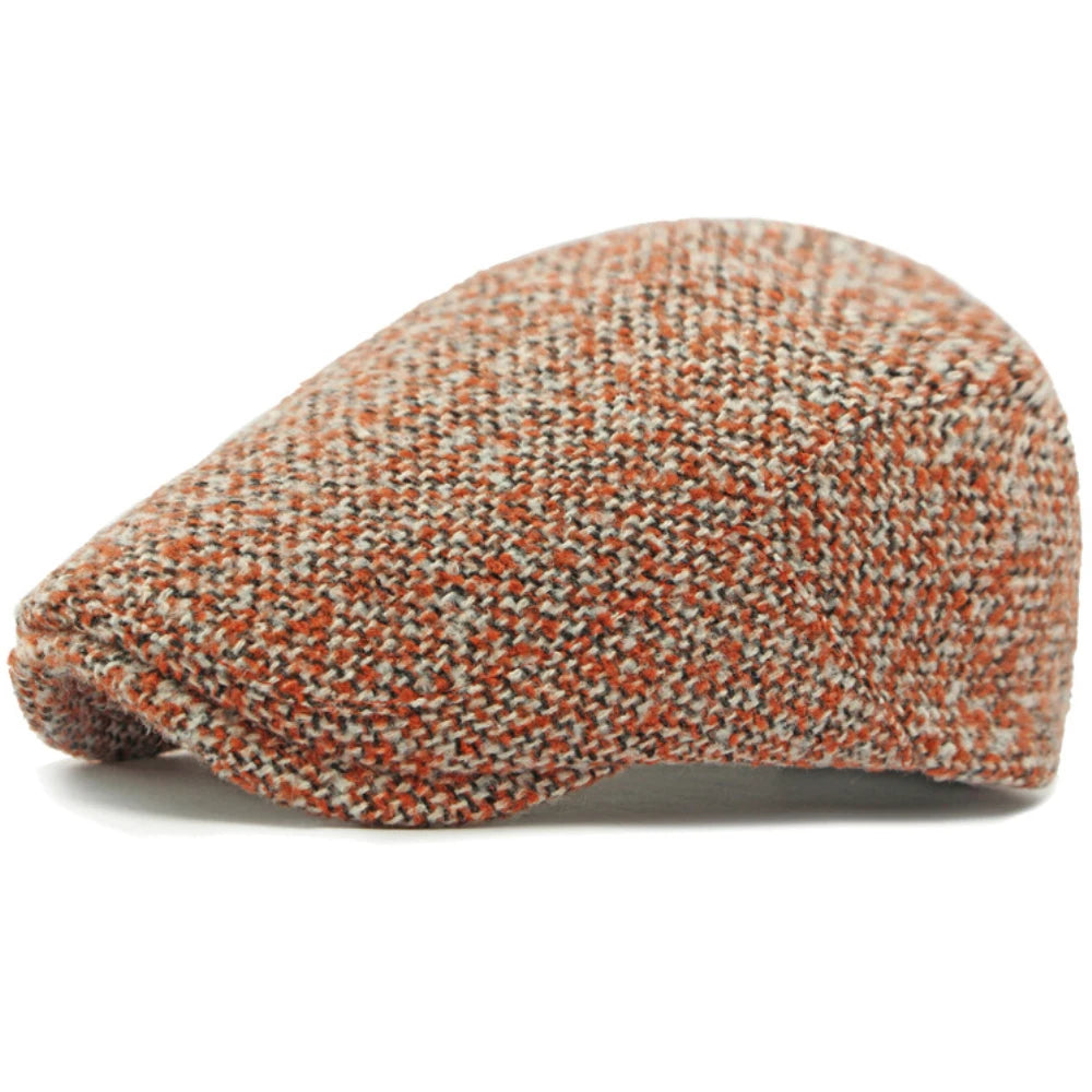 Gloucester Knitted Artist Beret in Orange