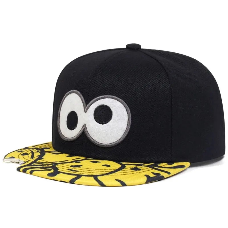 The Napoli | Eye & Pizza Embroidery Unisex Snapback Cap | Urban Caps NZ